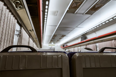 Interior of train