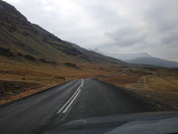 Road amidst mountains