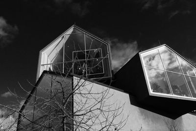 Low angle view of building against sky