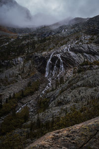 Scenic view of mountains