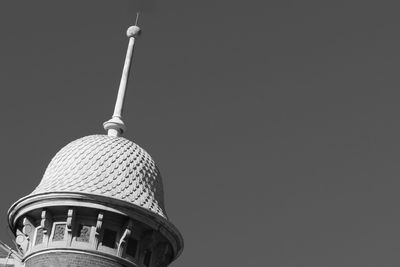 Low angle view of tower against sky