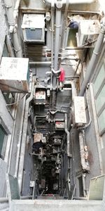 Interior of abandoned factory