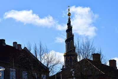 Low angle view of building against sky