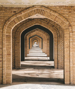 Interior of historic building , made in the style of old iranian corridors