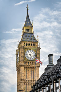 Low angle view of big ben