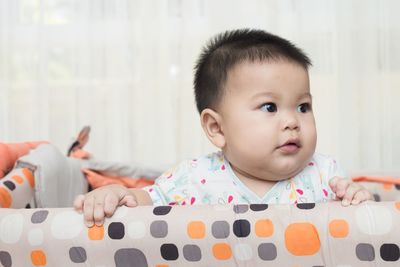 Portrait of cute baby