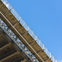 Abstract of the underside of a bridge spanning the murray river
