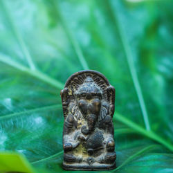 Close-up of buddha statue