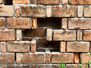 Full frame shot of brick wall