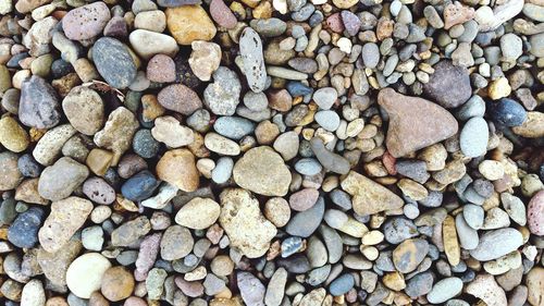 Full frame shot of stones