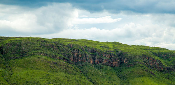 Panoramic view of landscape against sky