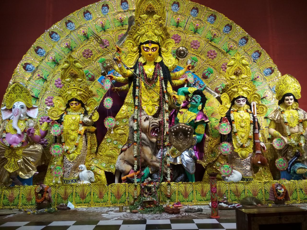 Of Devi Durga and her children religion