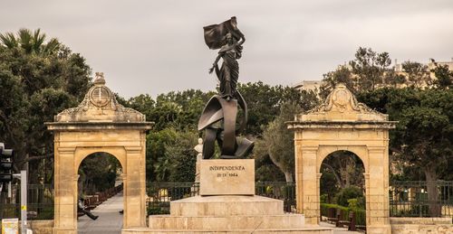 Statue of historical building