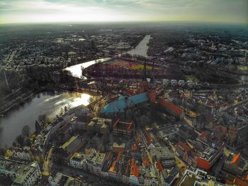 Aerial view of cityscape