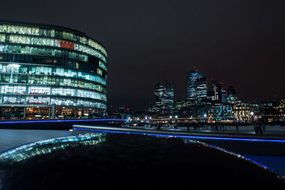 Financial district of the town is called city of london and is illuminated every night 