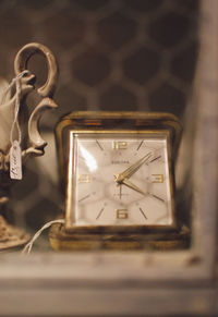 Close-up of clock