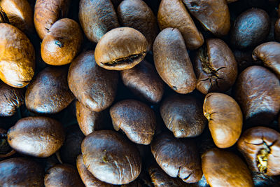 Full frame shot of potatoes