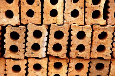 Full frame shot of firewood