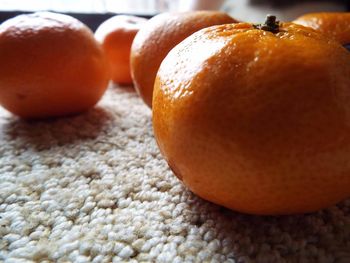 Close-up of orange fruit