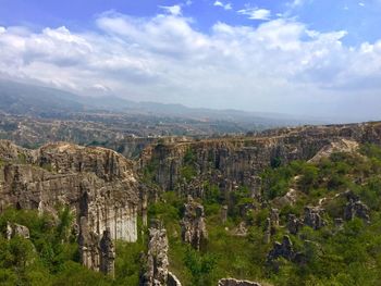 Panoramic view of landscape against sky