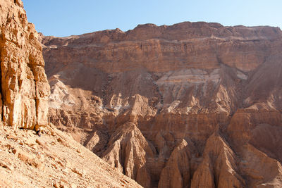 View of rock formations