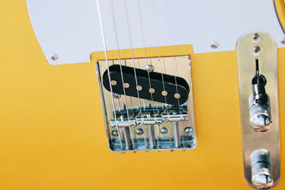 Close-up of guitar