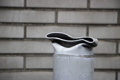 Close-up of snow on wall