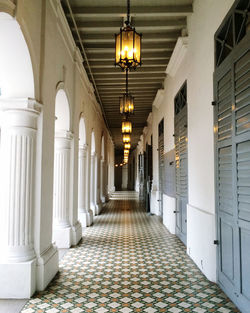 Corridor of building