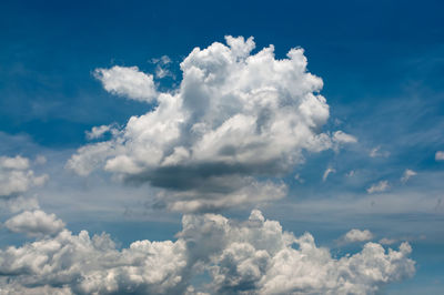 Low angle view of clouds in sky