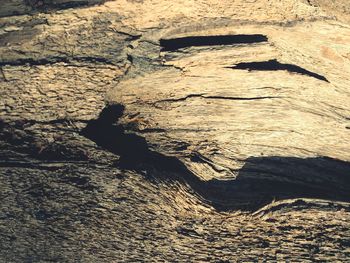 Close-up of stone wall