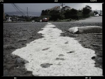 Car on road