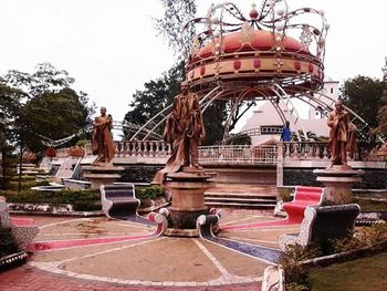 Built structure with trees in background