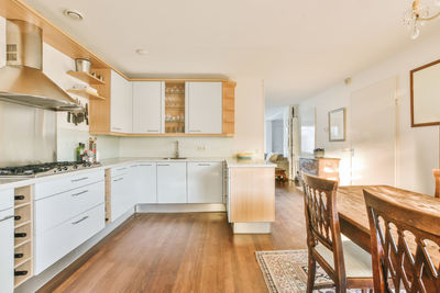 Interior of kitchen