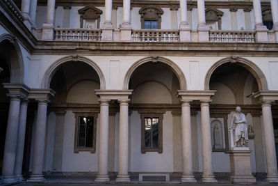 Low angle view of historic building