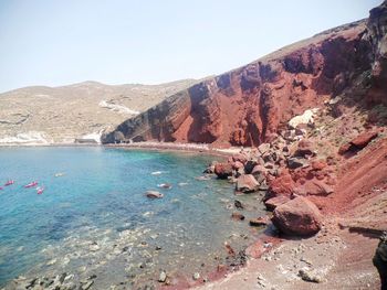 Scenic view of beach