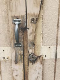 Full frame shot of closed door