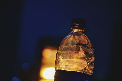 Close-up of water bottle