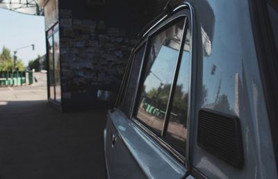 Vintage car parked outdoors