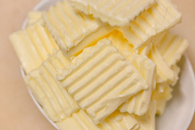 Close-up of ice cream in plate