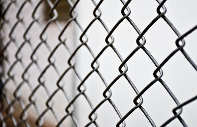 Full frame shot of chainlink fence 