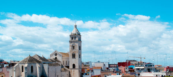 View of church against cloudy sky