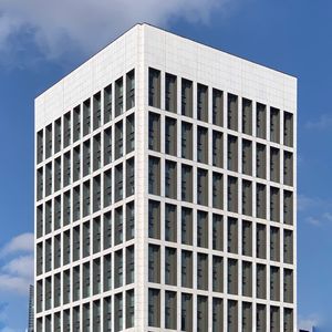 Low angle view of building against sky