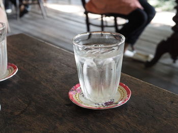 Close-up of drink on table