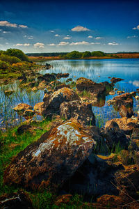 View of lake against sky