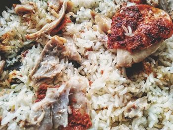 Full frame shot of meat