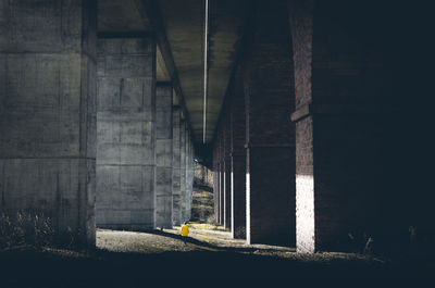 Close-up of bridge from below