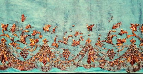 Full frame shot of dried plant on wall
