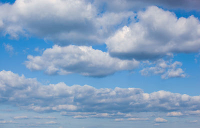 Low angle view of clouds in sky