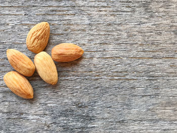 High angle view of fruits on table