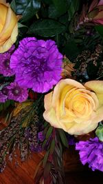 Close-up of roses blooming outdoors
